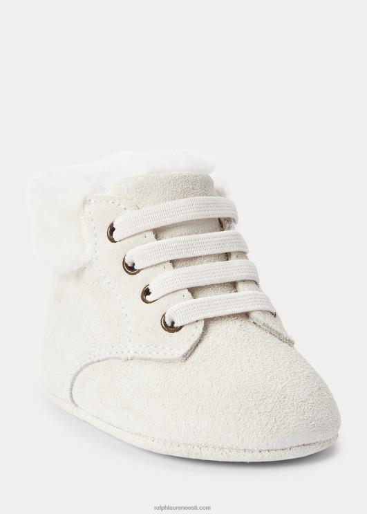 Ralph Lauren beebi Burley faux-shearling seemisnahast saapad PR0V8351 pärgamendikreem