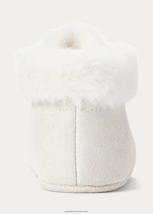 Ralph Lauren beebi Burley faux-shearling seemisnahast saapad PR0V8351 pärgamendikreem