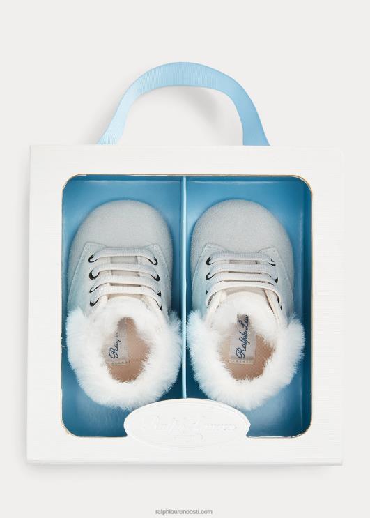 Ralph Lauren beebi Burley faux-shearling seemisnahast saapad PR0V8351 pärgamendikreem