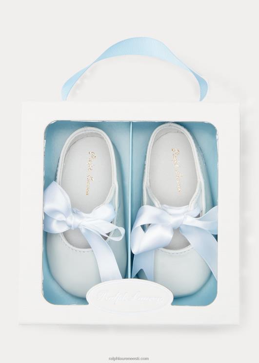 Ralph Lauren beebi briley nahast mary jane suss PR0V8128 valge