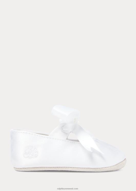 Ralph Lauren beebi briley satiin mary jane suss PR0V8134 valge satiin