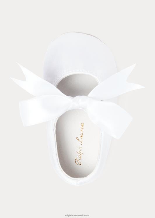 Ralph Lauren beebi briley satiin mary jane suss PR0V8134 valge satiin