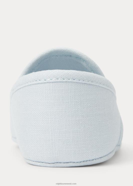 Ralph Lauren beebi tuhkjänku puuvillane suss PR0V8129 sinine