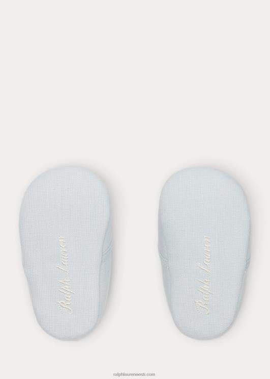 Ralph Lauren beebi tuhkjänku puuvillane suss PR0V8129 sinine