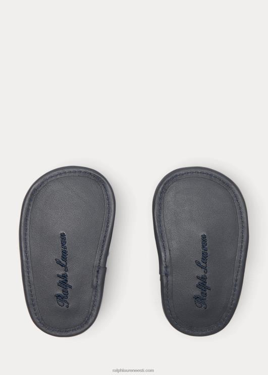 Ralph Lauren beebi merenahast sandaalid PR0V8127 mereväe nahk