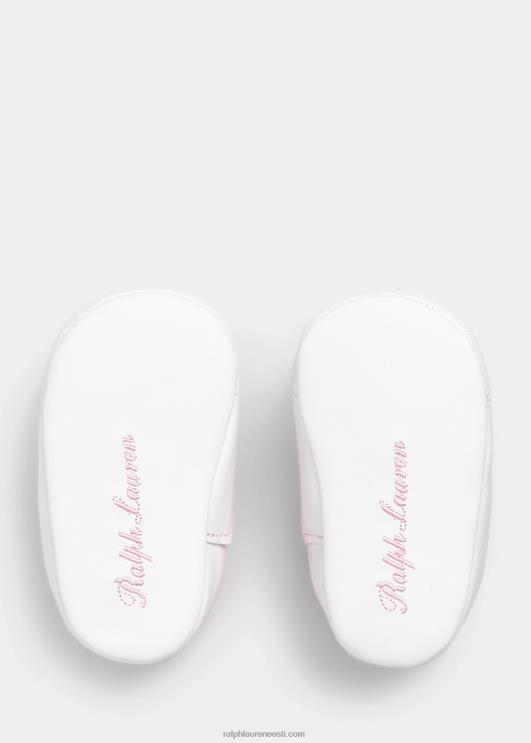 Ralph Lauren beebi Keatoni triibuline lõuendist toss PR0V8121 heleroosad triibud