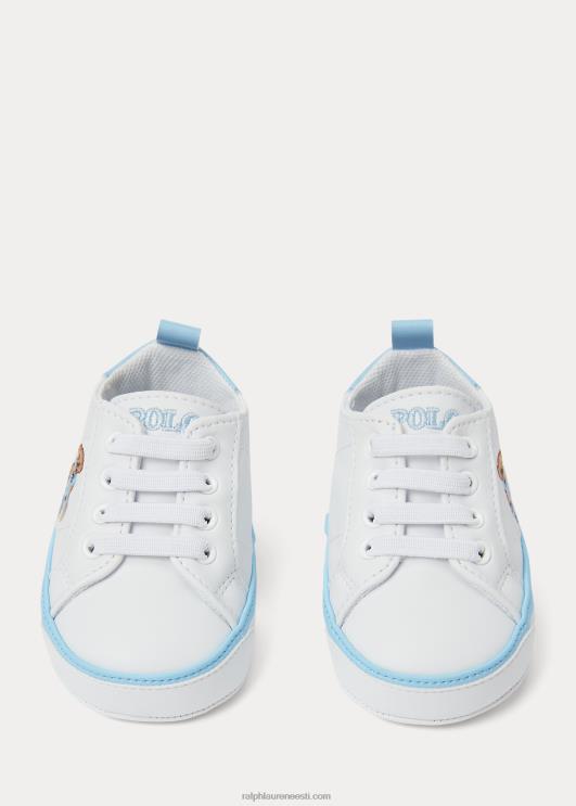 Ralph Lauren beebi quilton polo bear kunstnahast tossud PR0V8122 valge maasikakaruga