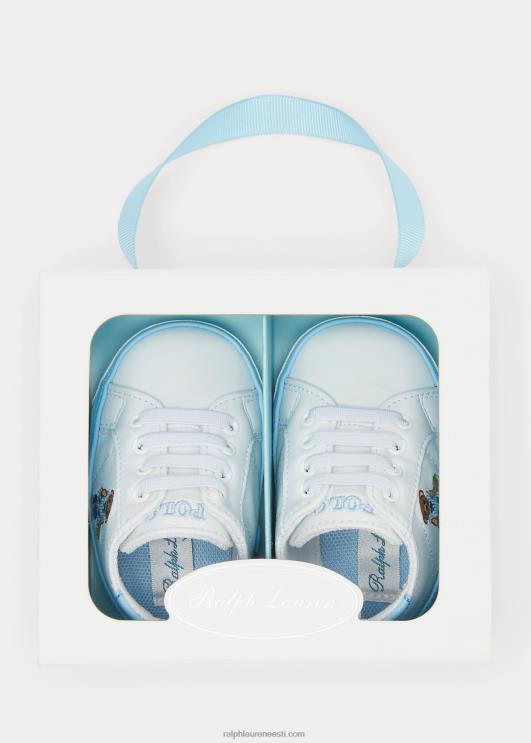 Ralph Lauren beebi quilton polo bear kunstnahast tossud PR0V8122 valge maasikakaruga