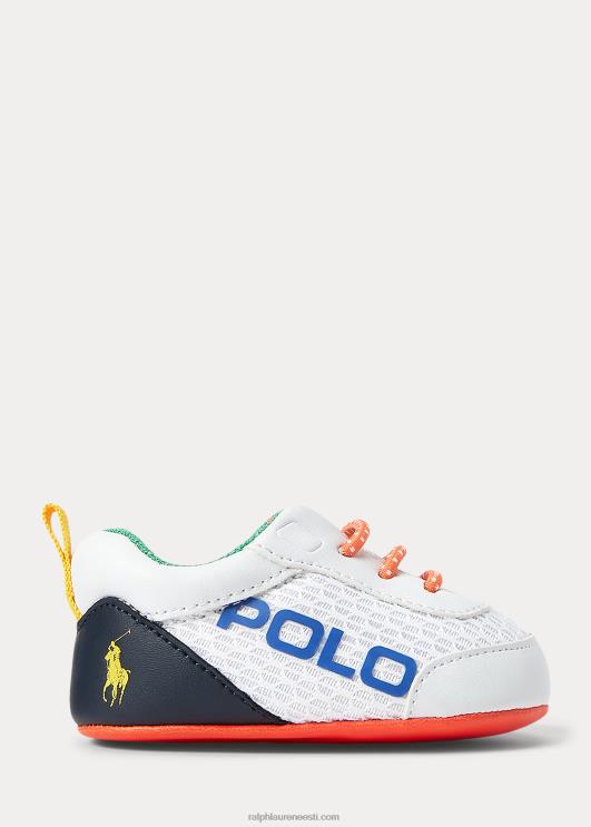 Ralph Lauren beebi tech Racer võrgust slip-on tossud PR0V8118 valge multi