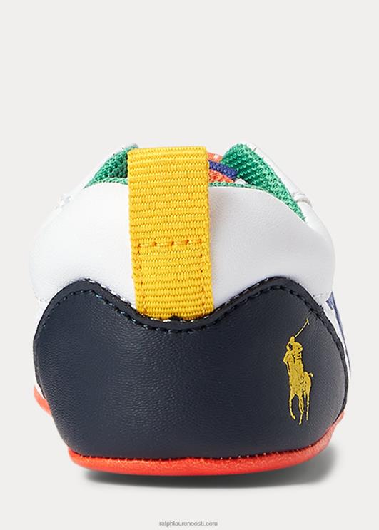 Ralph Lauren beebi tech Racer võrgust slip-on tossud PR0V8118 valge multi