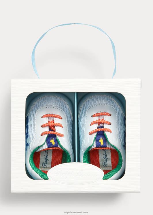 Ralph Lauren beebi tech Racer võrgust slip-on tossud PR0V8118 valge multi