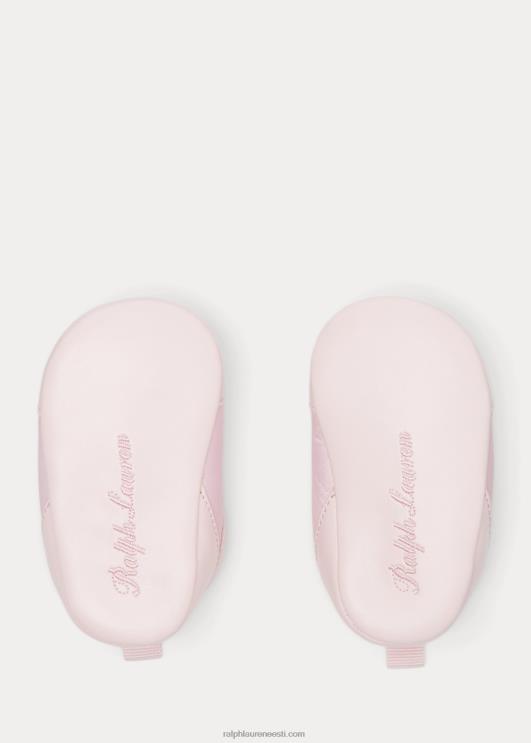 Ralph Lauren beebi tech võidusõitja kunstnahast ps tossud PR0V8123 heleroosa võrk