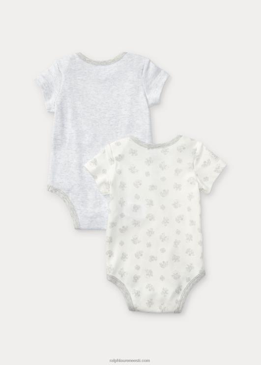 Ralph Lauren beebi karumustriga puuvillane body 2-pakk PR0V10011 hall kanarbik multi