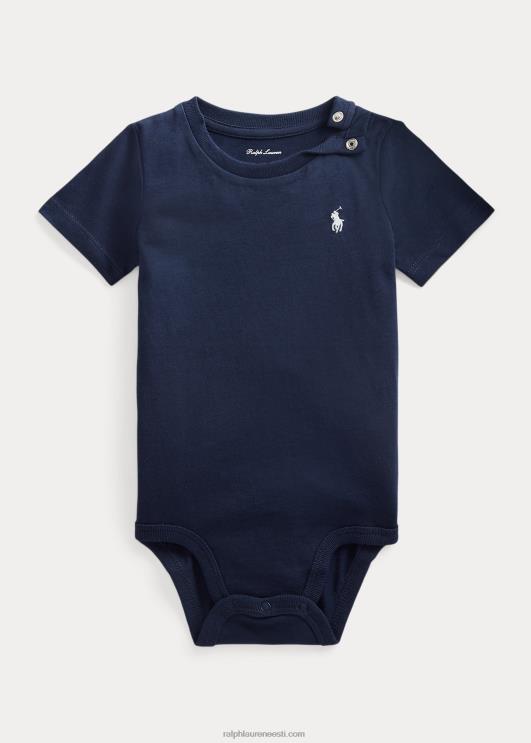 Ralph Lauren beebi puuvillast jersey body PR0V7694 rafineeritud merevägi