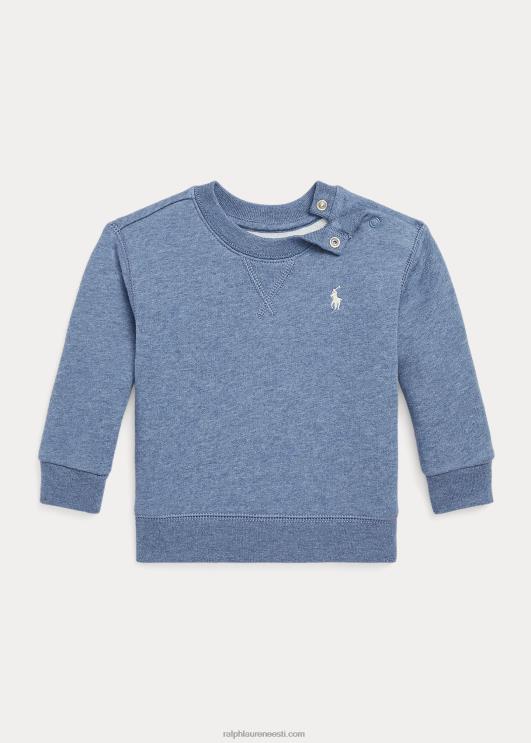 Ralph Lauren beebi fliisist kaelusega dressipluus PR0V7977 maalijad sinine kanarbik