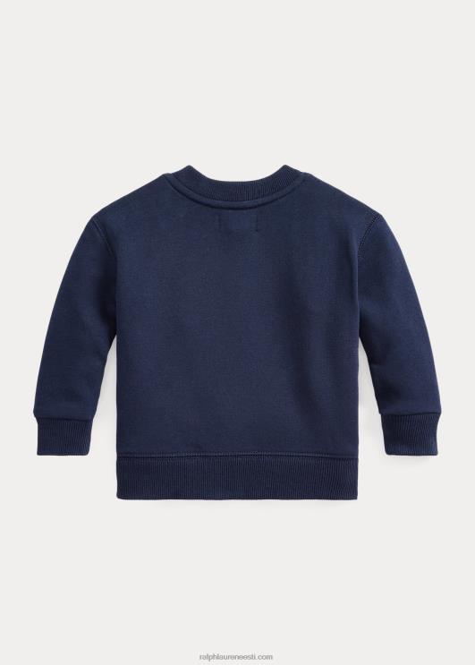 Ralph Lauren beebi logoga fliisist dressipluus PR0V8306 kruiisilaevastik