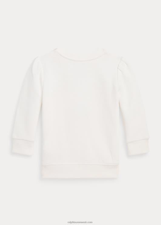 Ralph Lauren beebi polo karu fliisist dressipluus PR0V8300 tekipesu valge