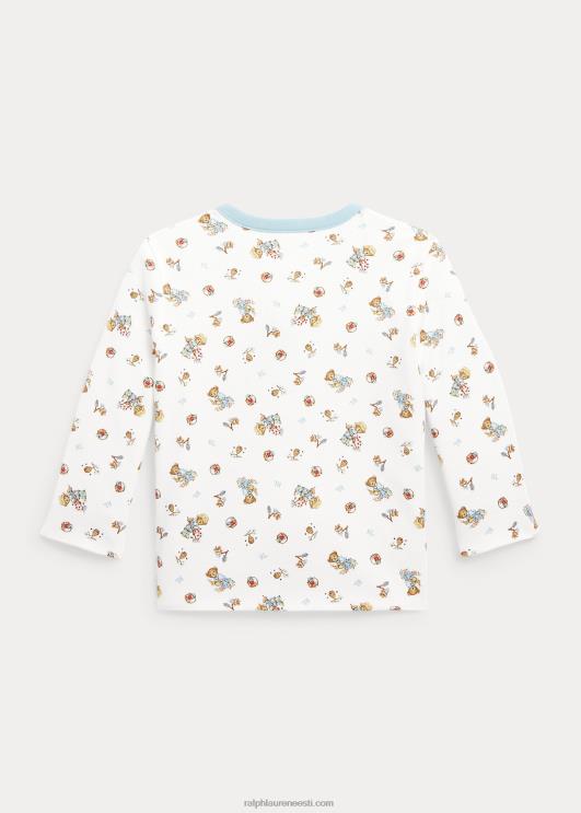 Ralph Lauren beebi polo bear ümberpööratav puuvillane jope PR0V8013 poissaiakaru/sinine noot