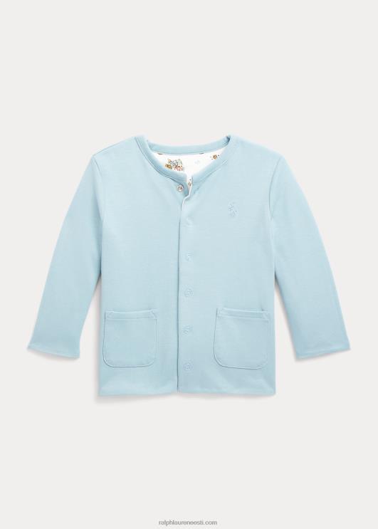 Ralph Lauren beebi polo bear ümberpööratav puuvillane jope PR0V8013 poissaiakaru/sinine noot