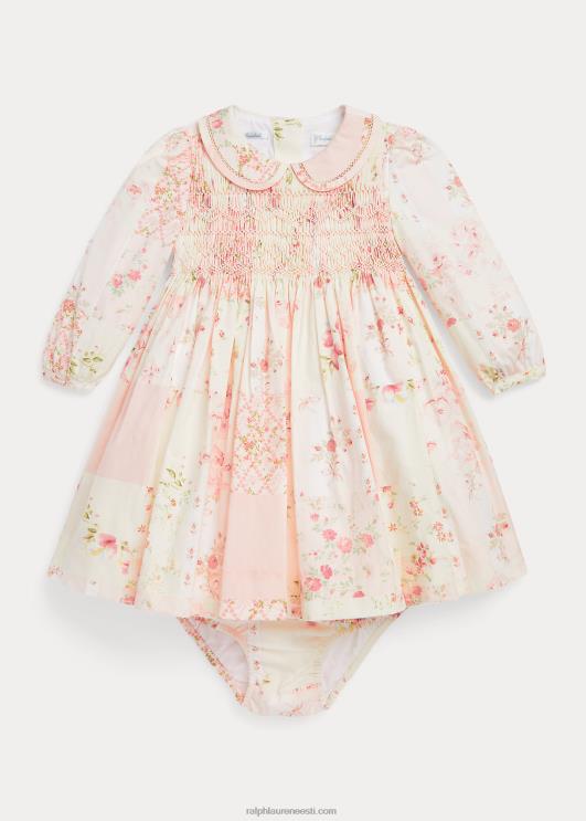 Ralph Lauren beebi lilleline smocked poplin kleit & bloomer PR0V8242 valentine lapitöö