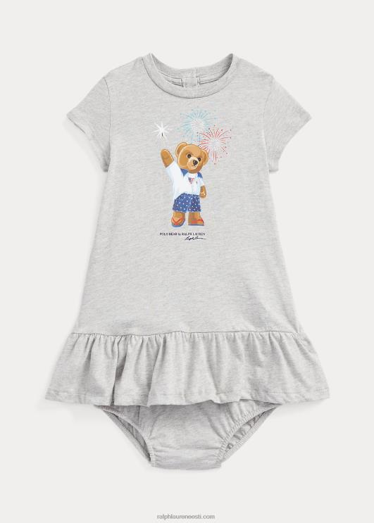 Ralph Lauren beebi polo bear jersey t-kleit & bloomer PR0V7857 ja üle kanarbiku