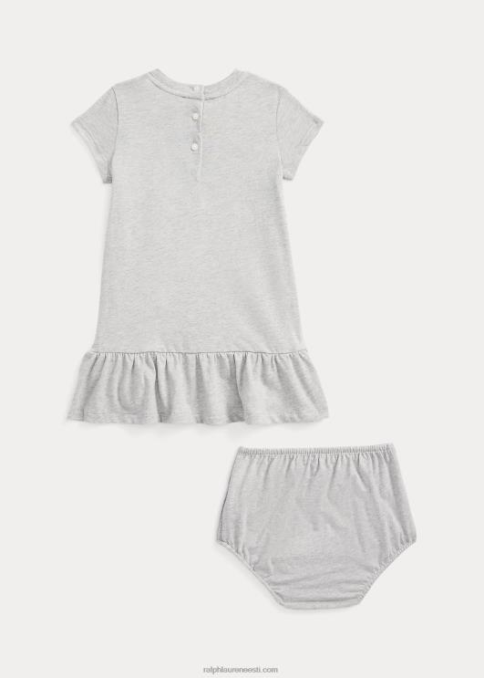 Ralph Lauren beebi polo bear jersey t-kleit & bloomer PR0V7857 ja üle kanarbiku