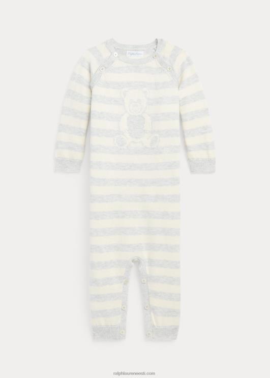 Ralph Lauren beebi karu puuvillane kampsun kombinesoon PR0V7711 kvartskanarbik/klubimaja