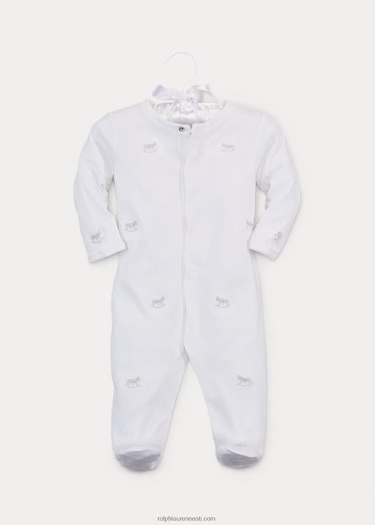 Ralph Lauren beebi kiikhobune puuvillase jalaga kombinesoon PR0V8174