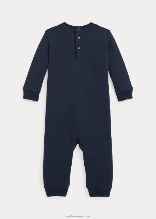 Ralph Lauren beebi logo fliisist kombinesoon PR0V8172 kruiisilaevastik