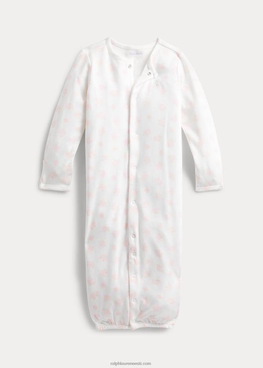 Ralph Lauren beebi orgaanilisest puuvillast kabriolett kombinesoon PR0V8176 roosa multi