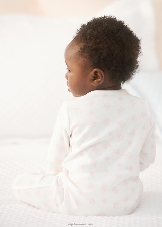 Ralph Lauren beebi orgaanilisest puuvillast kabriolett kombinesoon PR0V8176 roosa multi