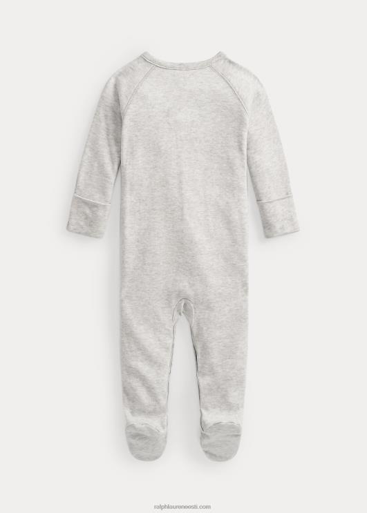 Ralph Lauren beebi puuvillane interlock jalaga kombinesoon PR0V10013 kvartskanarbik