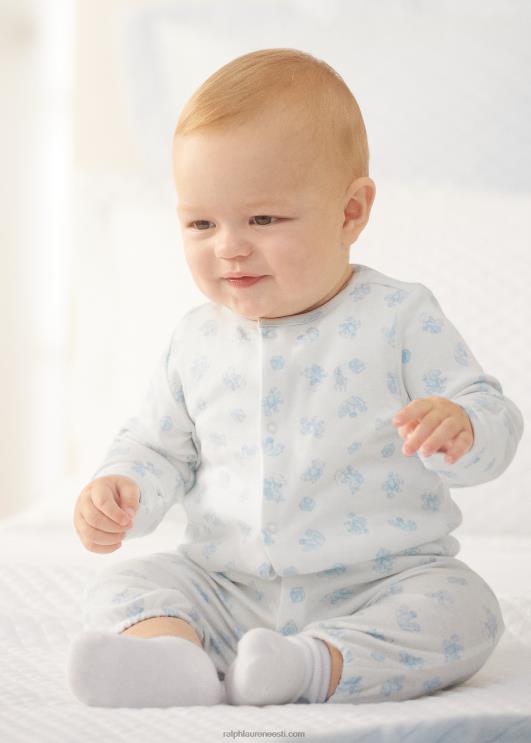 Ralph Lauren beebi puuvillane kabriolett kombinesoon PR0V8179 sinine multi