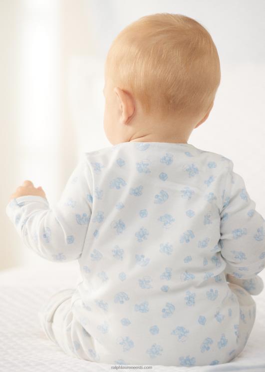 Ralph Lauren beebi puuvillane kabriolett kombinesoon PR0V8179 sinine multi