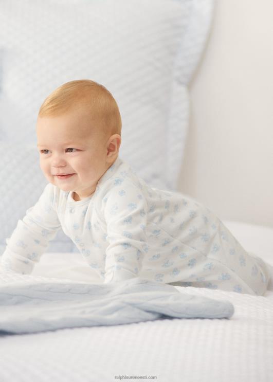 Ralph Lauren beebi puuvillane kabriolett kombinesoon PR0V8179 sinine multi