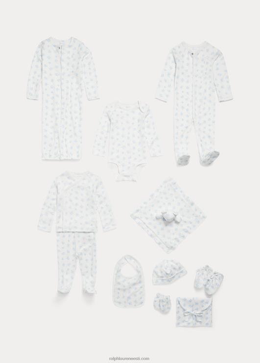 Ralph Lauren beebi puuvillane kabriolett kombinesoon PR0V8179 sinine multi