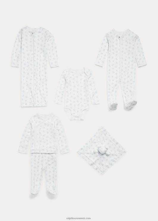 Ralph Lauren beebi puuvillane kabriolett kombinesoon PR0V8179 sinine multi