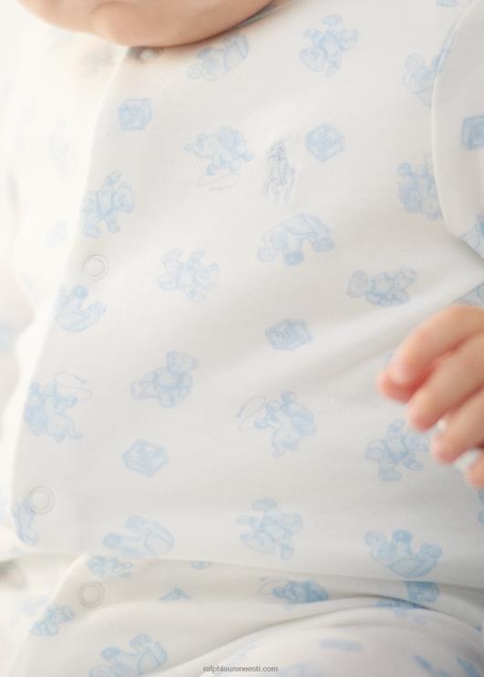 Ralph Lauren beebi puuvillane kabriolett kombinesoon PR0V8179 sinine multi