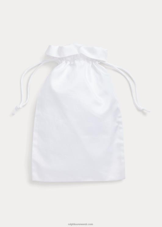 Ralph Lauren beebi puuvillane ristimiskombinesoon PR0V7746 valge