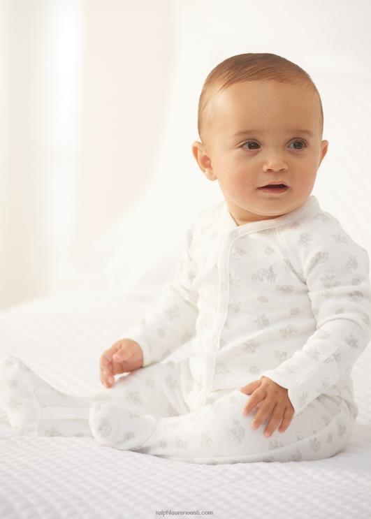 Ralph Lauren beebi puuvillase jalaga kombinesoon PR0V10017 hall multi