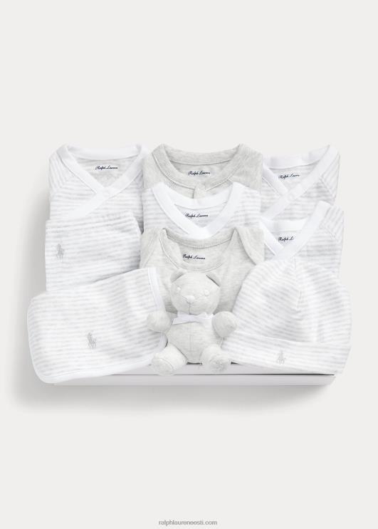 Ralph Lauren beebi 11-osaline puuvillane kinkekomplekt PR0V7812 kvartskanarbiku multi