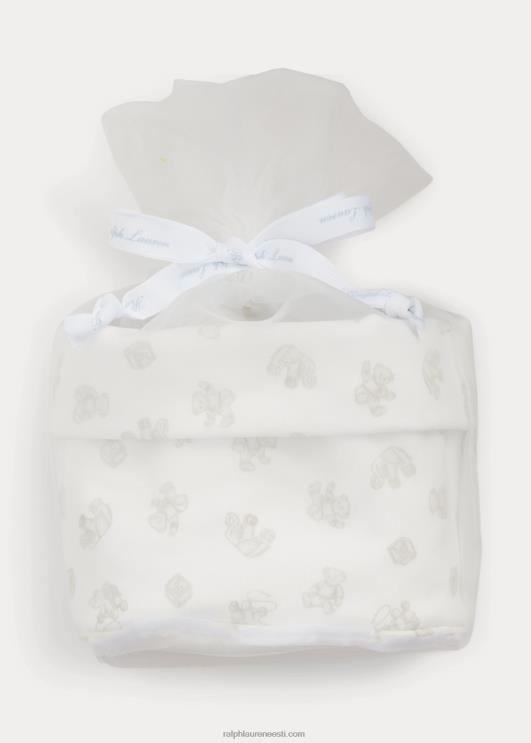 Ralph Lauren beebi orgaanilisest puuvillast 4-osaline kinkekomplekt PR0V7831 kvartskanarbik