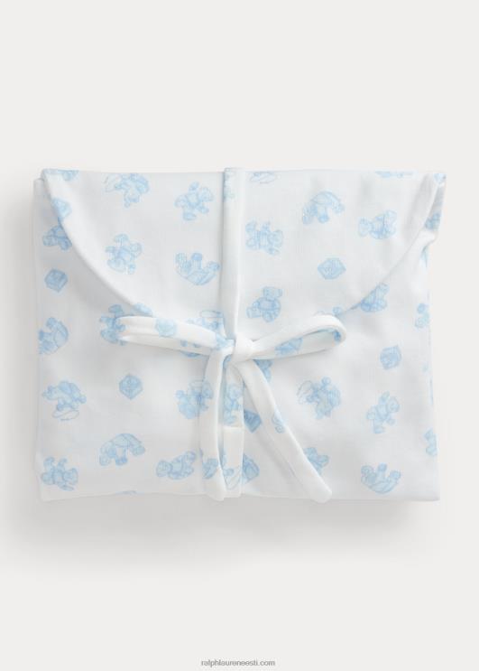 Ralph Lauren beebi orgaanilisest puuvillast 5-osaline kinkekomplekt PR0V8218 sinine multi