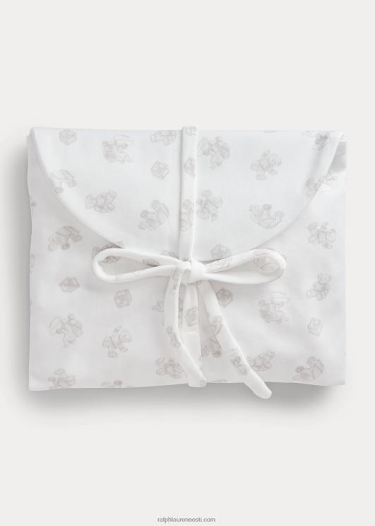 Ralph Lauren beebi orgaanilisest puuvillast 5-osaline kinkekomplekt PR0V8219 hall multi