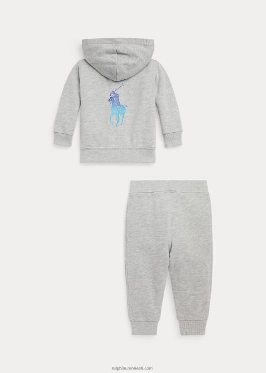 Ralph Lauren beebi polo poni fliisist hoodie & pükste komplekt PR0V8198