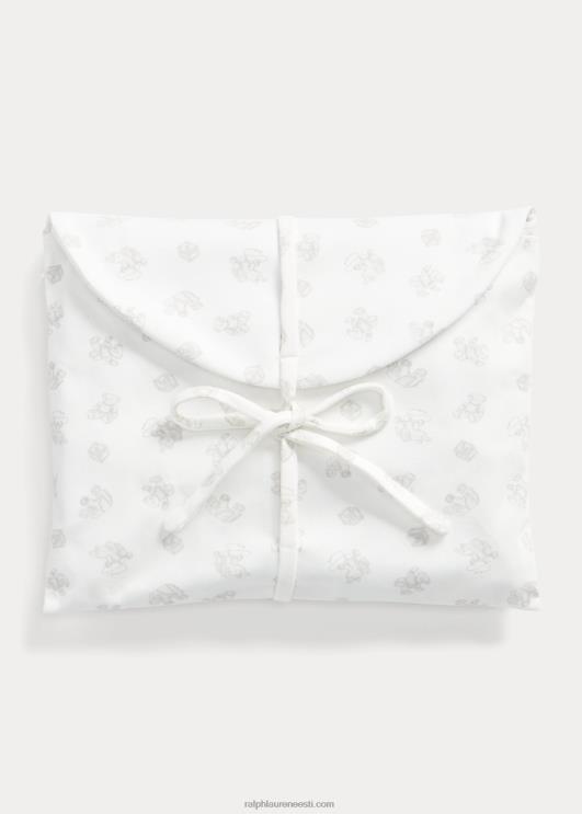 Ralph Lauren beebi puuvillane 3-osaline kinkekomplekt PR0V7834 kvartskanarbiku multi