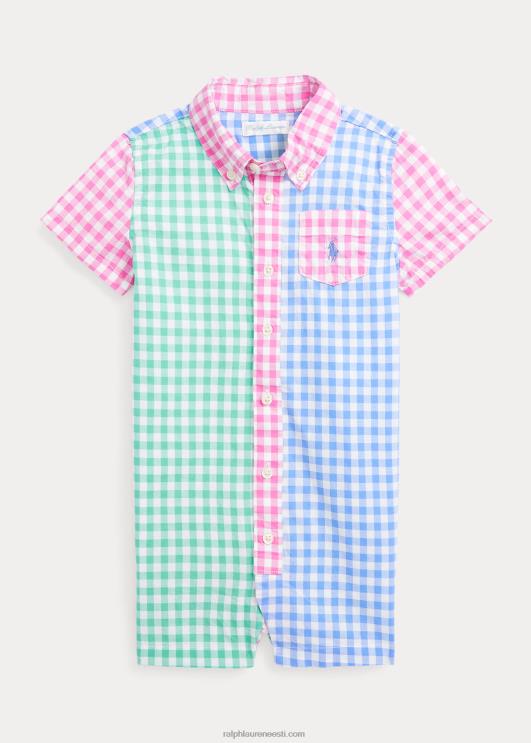 Ralph Lauren beebi hõlmikpuuvillane popliin lõbus shortall PR0V8148 lõbus särk