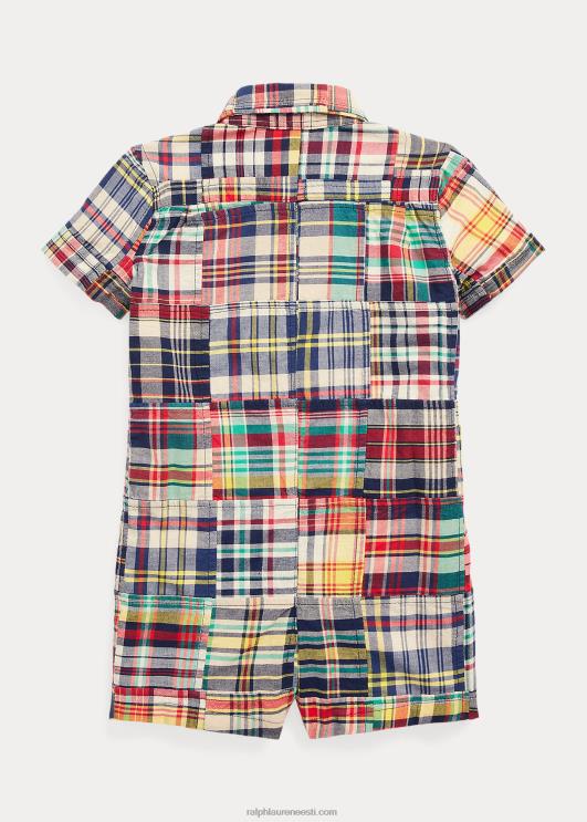 Ralph Lauren beebi lapiline puuvillane madras shortall PR0V8149 madrase lapitöö