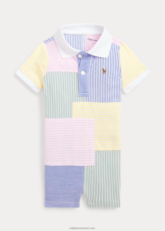 Ralph Lauren beebi lapiline võrk polo shortall PR0V7666 sadamasaar sinine multi