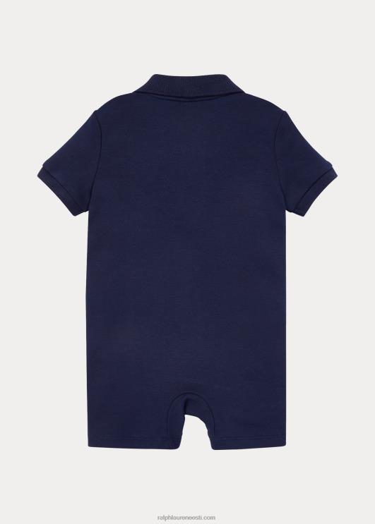 Ralph Lauren beebi pehme puuvillane polo PR0V7660 rafineeritud merevägi